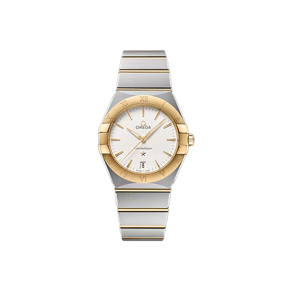 오메가 컨스텔레이션 36 MM 스틸 옐로우 골드