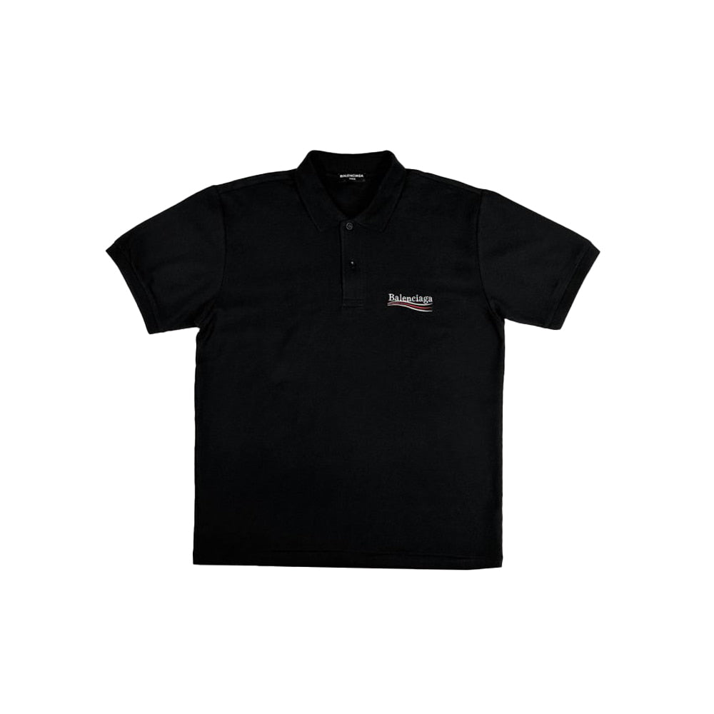 발렌시아가 웨이브 로고 PK 카라티(국내배송) (2COLOR)(4SIZE)